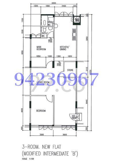 Blk 526 Bedok North Street 3 (Bedok), HDB 3 Rooms #154165512
